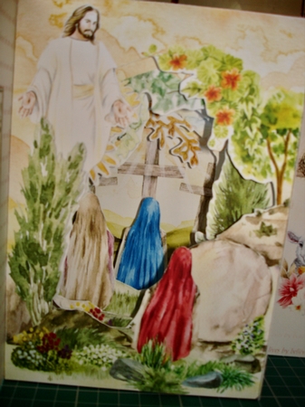 Resurrection Morning Storybook Pop Up Tunnel Card & Envelope Kit by Lynne Brown