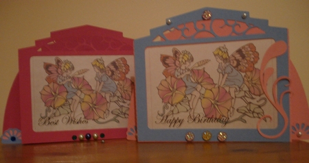 2 FAIRIES 3D CARD by Lynne Brown