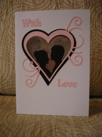 Couple in Heart Card by Lynne Brown