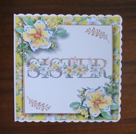 Family Names Yellow Spring Flowers Bumper Kit by Lynne Todd