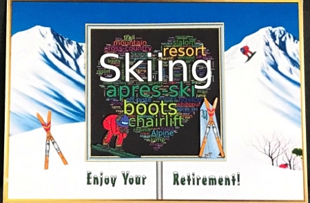 WORD HEART - SKIING Featured Gallery Photo