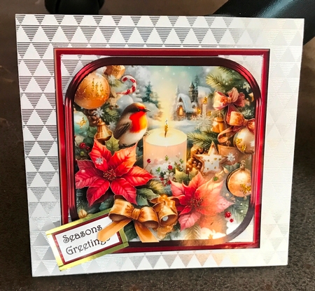CHRISTMAS WITH GOLD AND GLITTER 2 by Lynne Urman