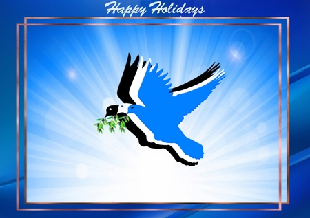Pure Flying Doves 6 by Lynne Urman