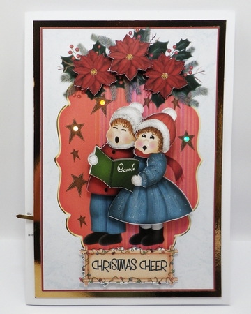 Christmas carol singers by Lyn Simms