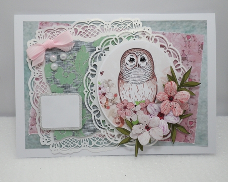 Set of three lacy edge mats by Lyn Simms