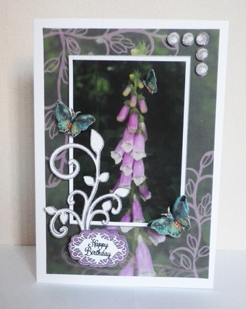 Foxglove topper by Lyn Simms