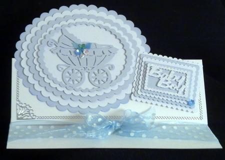 Baby Carriage Topper by Lyn Simms