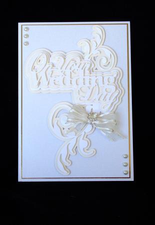 Wedding Day A5 Topper by Lyn Simms
