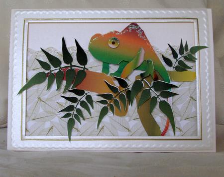 Chameleon Card by Lyn Simms
