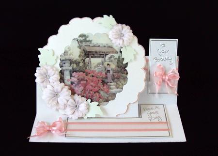 Fancy Frame with Flowers by Lyn Simms