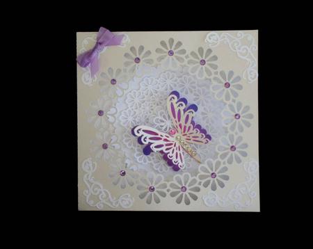 Floral Peephole And Medallion Cards 1 by Lyn Simms
