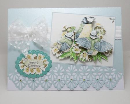 Lacy Edge Card  by Lyn Simms
