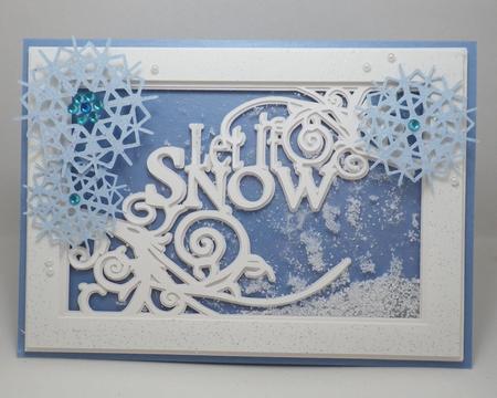 Let It Snow Topper by Lyn Simms