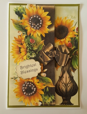 An Abundance of Sunflowers by Lystra Jordan