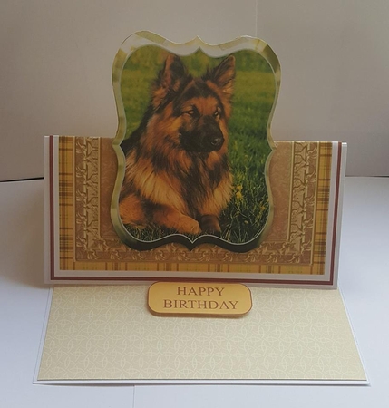 GERMAN SHEPHERD BIRTHDAY  by Lystra Jordan