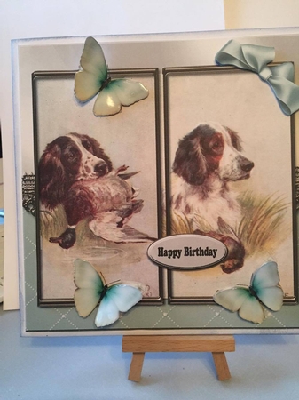 Hunter dog by Lystra Jordan