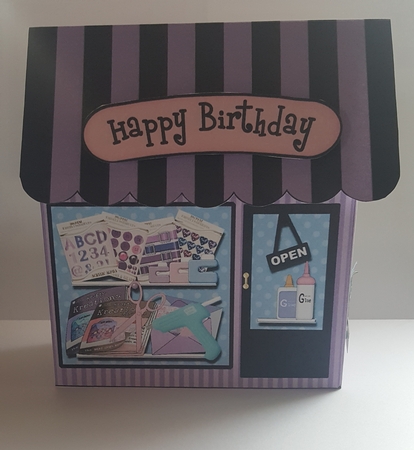 3D Shoppe Pop Up Rubber Band Card Kit  -  The Cut n Stick Craft Shop by Lystra Jordan
