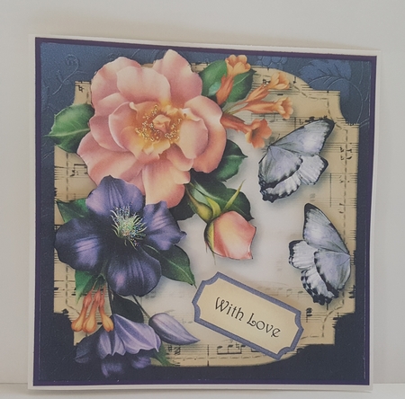 Sheet Music Plaque 8x8 Quick Topper Bumper Kit 2 by Lystra Jordan