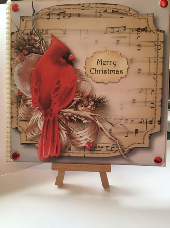 Sheet Music Christmas 8x8 Quick Topper Bumper Kit 1 by Lystra Jordan