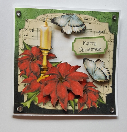 Sheet Music Christmas 8x8 Quick Topper Bumper Kit 1 by Lystra Jordan