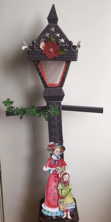 3D Victorian Lampost Luminiere by Lystra Jordan