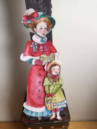 3D Victorian Lampost Luminiere by Lystra Jordan