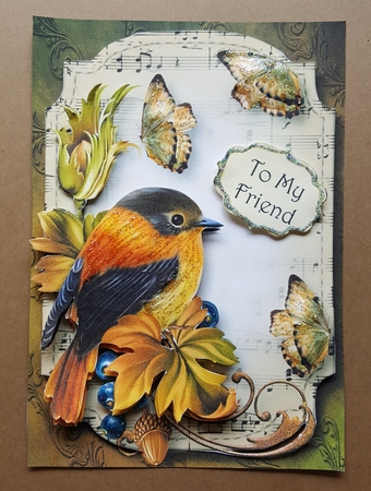 Sheet Music & Butterflies - Autumn Song by Lystra Jordan