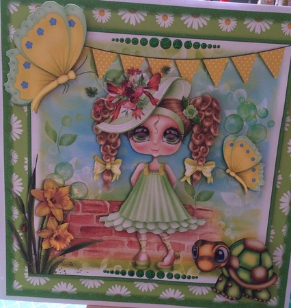Sunday Best 5-Age Card Front by Lystra Jordan