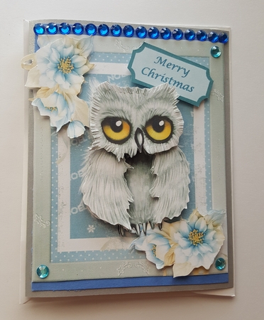 Framed Owl - 4 x 5 by Lystra Jordan