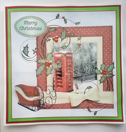 Holly Frame 1 by Lystra Jordan
