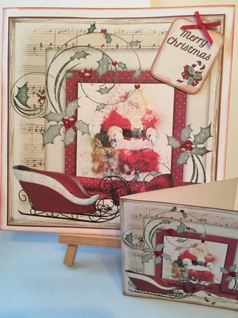 Resting Santa by Lystra Jordan