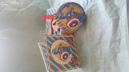 3D Bauble Card And Gift Box Christmas Lego 3 by Lystra Jordan