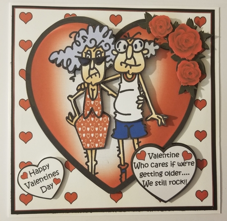 8x8 Stella and Gus still rock valentine mini kit by Lystra Jordan