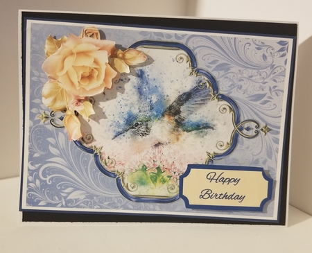 Watercolour Bird 1 by Lystra Jordan