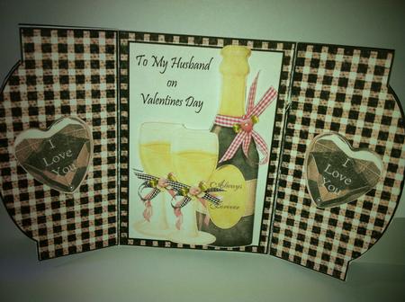 Husband Valentine Mini Gatefold by Mags Boudier