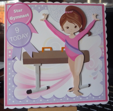 7x7 Gymnast star mini kit by Maida Blades