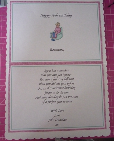 KNITTING FOREVER HOUSEWORK WHENEVER Humorous A5 Decoupage Kit by Maida Blades