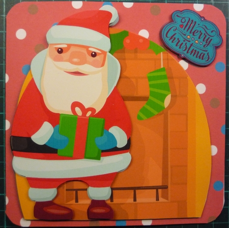 Santa 3D Decoupage Shaped Christmas Cards Bumper Kit by Maida Blades