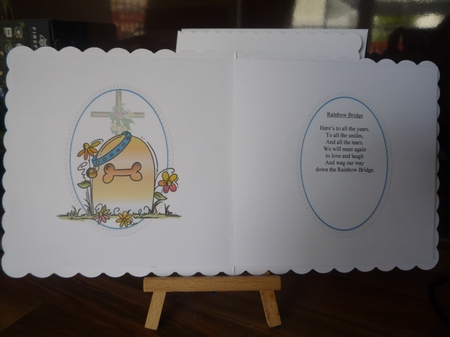 Special dog condolences boy by Maida Blades