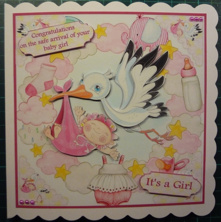 Stork brings a girl by Maida Blades