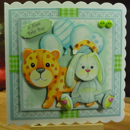 Tiger & Bunny Friends  7x7 Mini Kit by Maida Blades