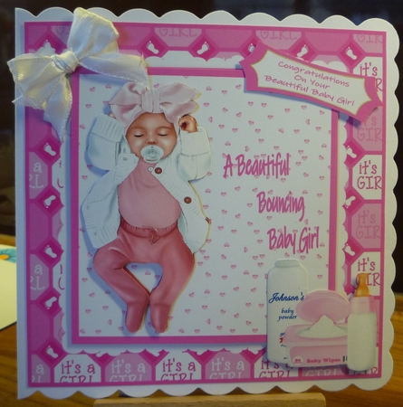 A Beautiful Bouncing Baby Girl - Mini Kit by Maida Blades