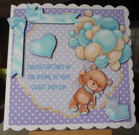 Babys Arrived -Girl/Boy Twin Kit  by Maida Blades