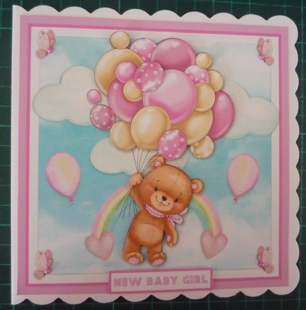 TEDDY BALLOONS - GIRL by Maida Blades