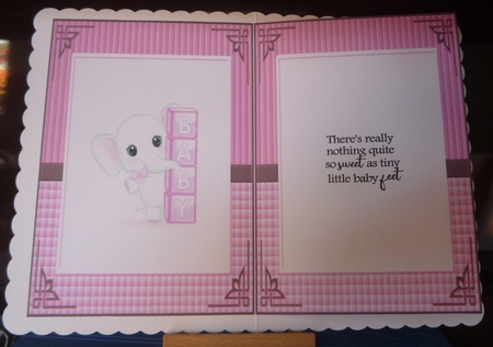 BABY GIRL - ELEPHANT by Maida Blades