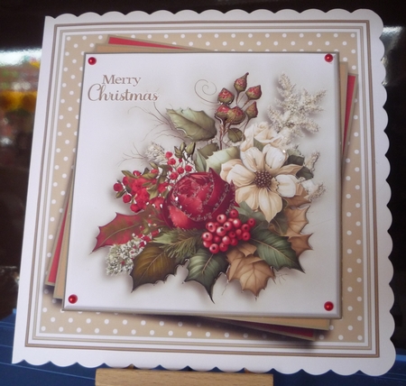 8x8 Christmas Floral Collection - Florals 1 Mini Kit - x5 A4 sheets  by Maida Blades