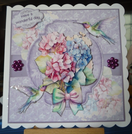Pastel birds and flowers by Maida Blades