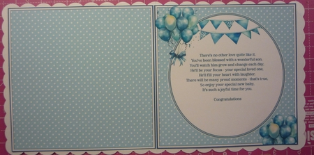 8x8 Baby Boy Blue Mini Kit - x7 A4 Sheets  by Maida Blades