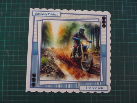 8x8 Mini Kit, Dirt Biker Rider by Maida Blades