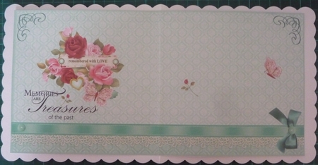 Treasure The Memories Sympathy Card by Maida Blades